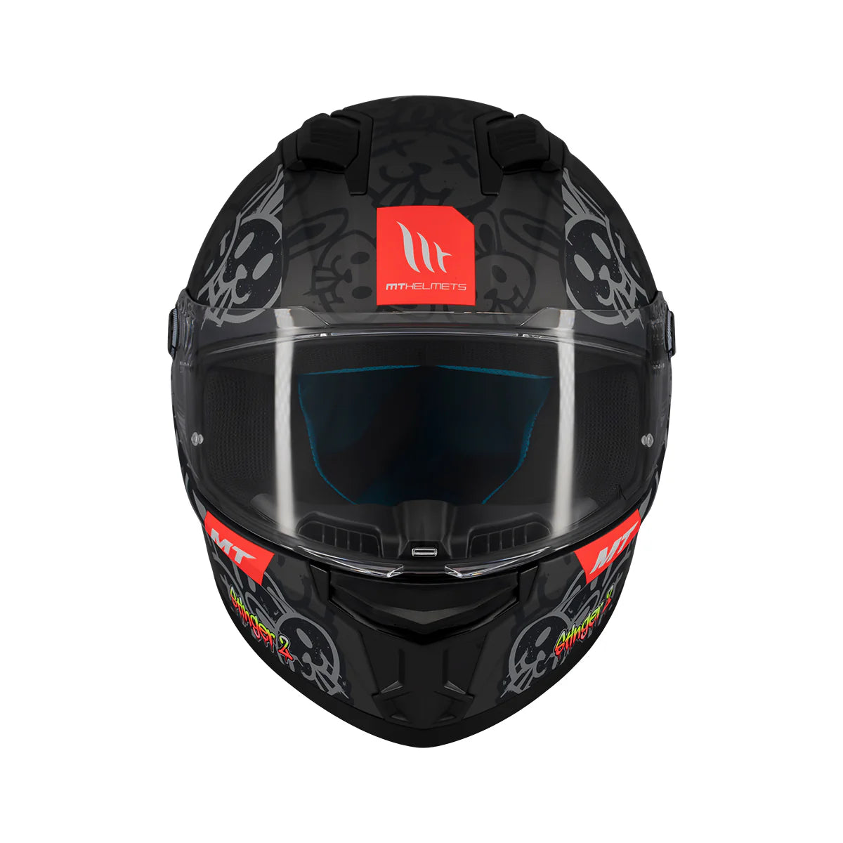 MT Stinger 2 Ram F1 Matt Full face motorbike helmet