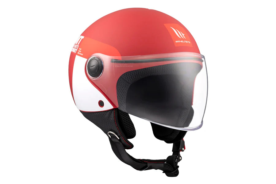 MT STREET S INBOARD C5 Matte Classic Style Jet Scooter Helmet