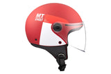 MT STREET S INBOARD C5 Matte Classic Style Jet Scooter Helmet