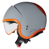 NOLAN N21-06 OCIO 343 Open Face Motorcycle Helmet Grey Orange
