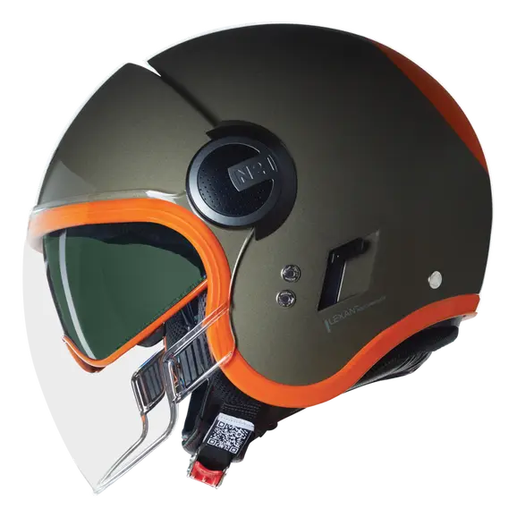 NOLAN N21 OCIO VISOR 349 open face motorbike helmet Stone orange