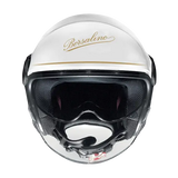 NOLAN N21 VISOR-6 BORSALINO 124 Open Face Motorcycle Helmet Gold White