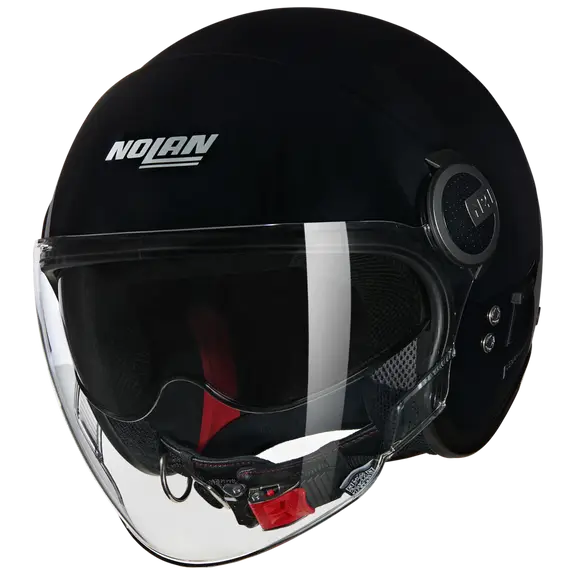 NOLAN N21 VISOR-6 CLASSIC 301 Open Face Motorcycle Helmet Gloss Black