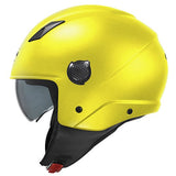 KAPPA KV58B cara abierta Casco moto basico amarillo metal