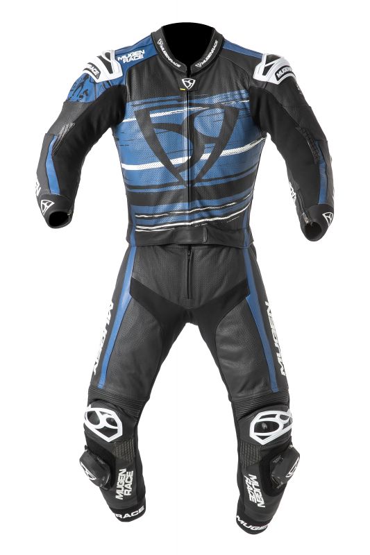 MUGENRACE MNR-2008 Rc-Max Due Traje Cuero Blanco Negro Azul
