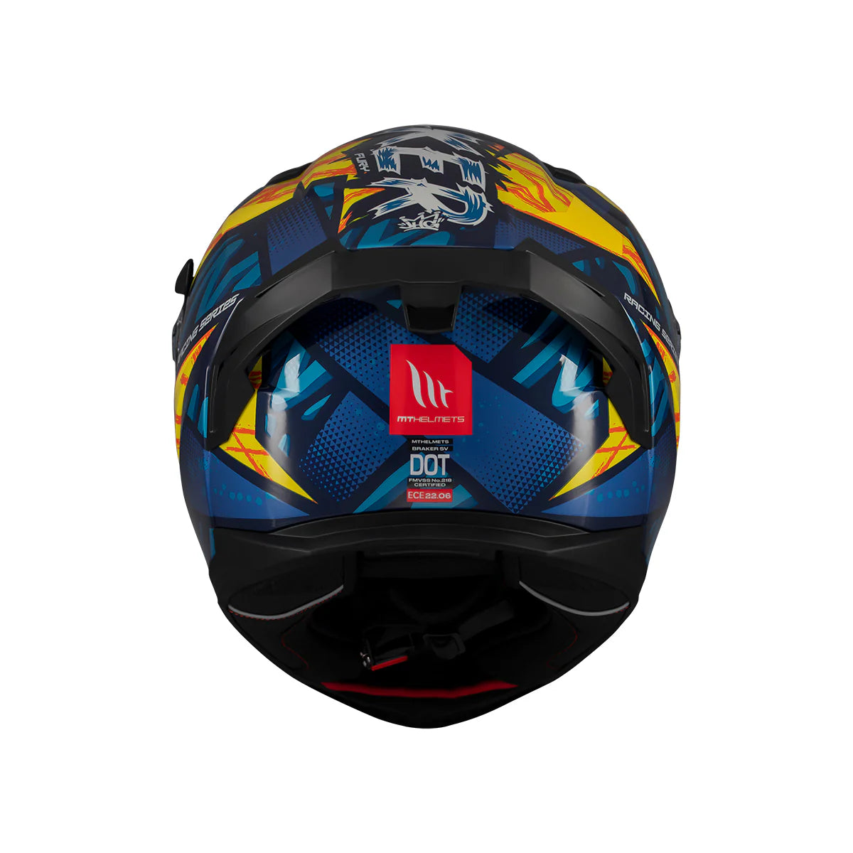 MT Brakes SV Fury C17 Full Face Motorcycling Helmet Sport Brilliant