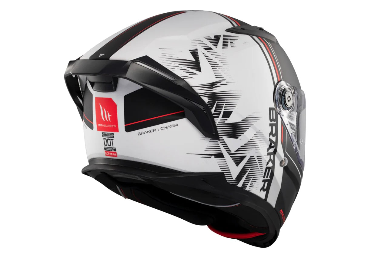 MT Braker SV Charm A1 Sport Full Face Motorcycle Helmet Matte
