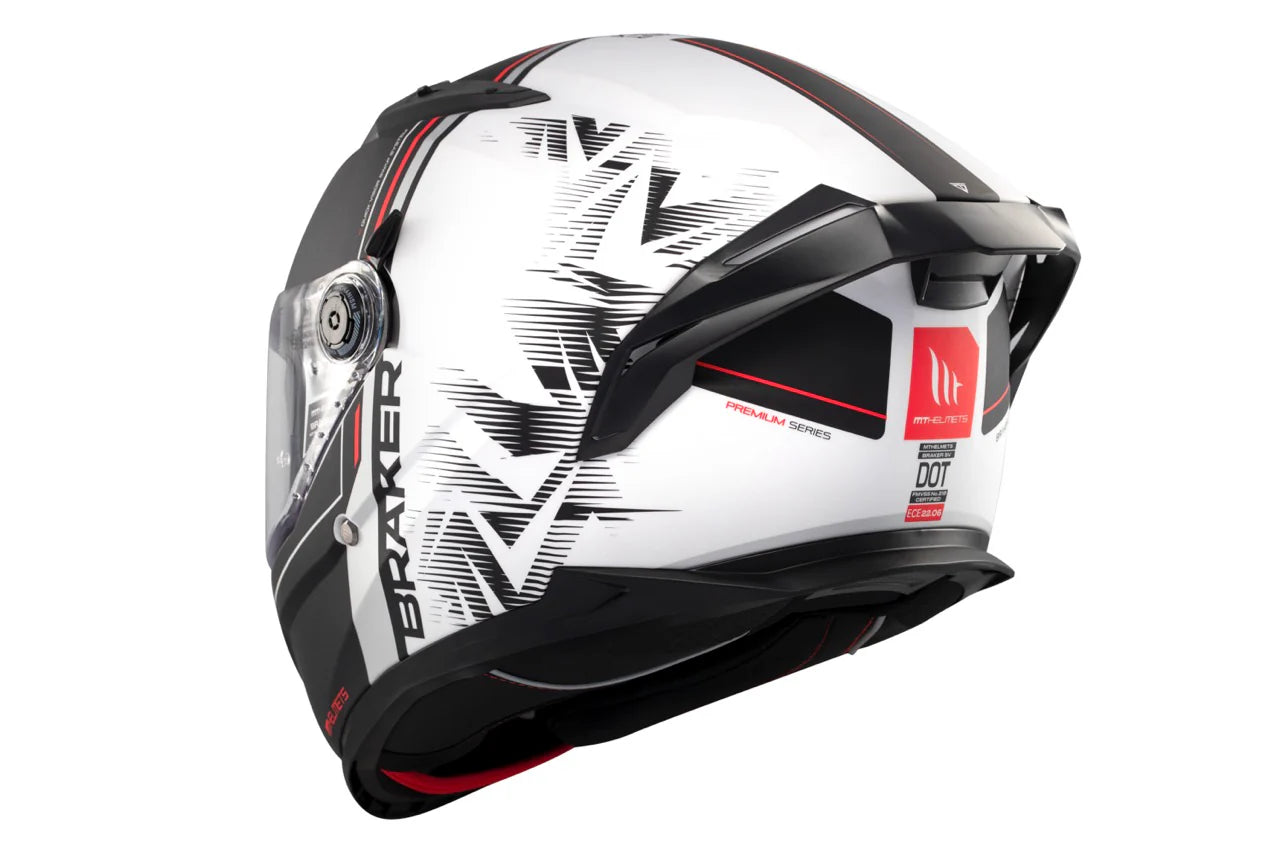 MT Braker SV Charm A1 Sport Full Face Motorcycle Helmet Matte