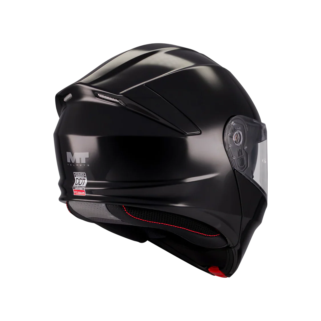 MT CASCO FU935SV GENESIS SV PURE A1 NEGRO BRILLO