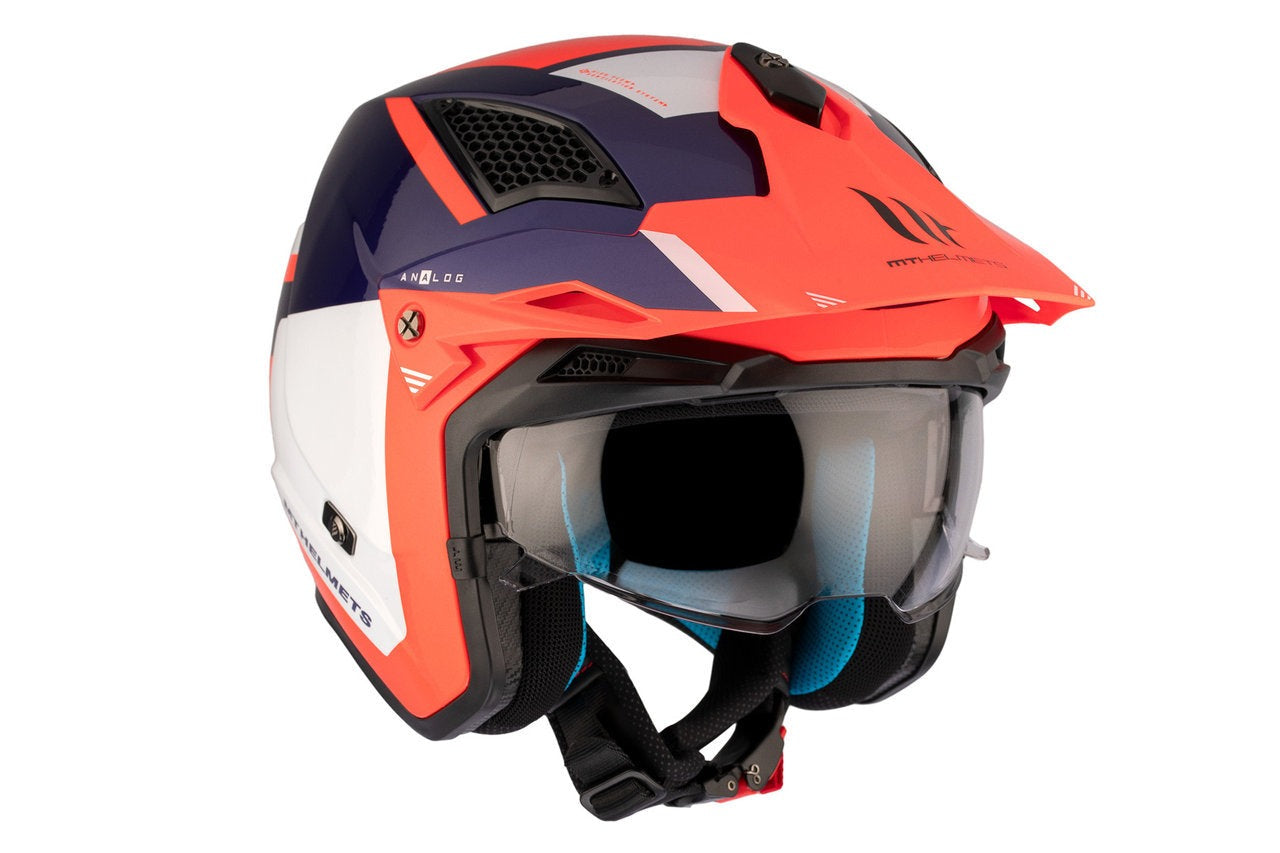 MT District Sv S Analog D5 Dual Sport Motorcycle Helmet