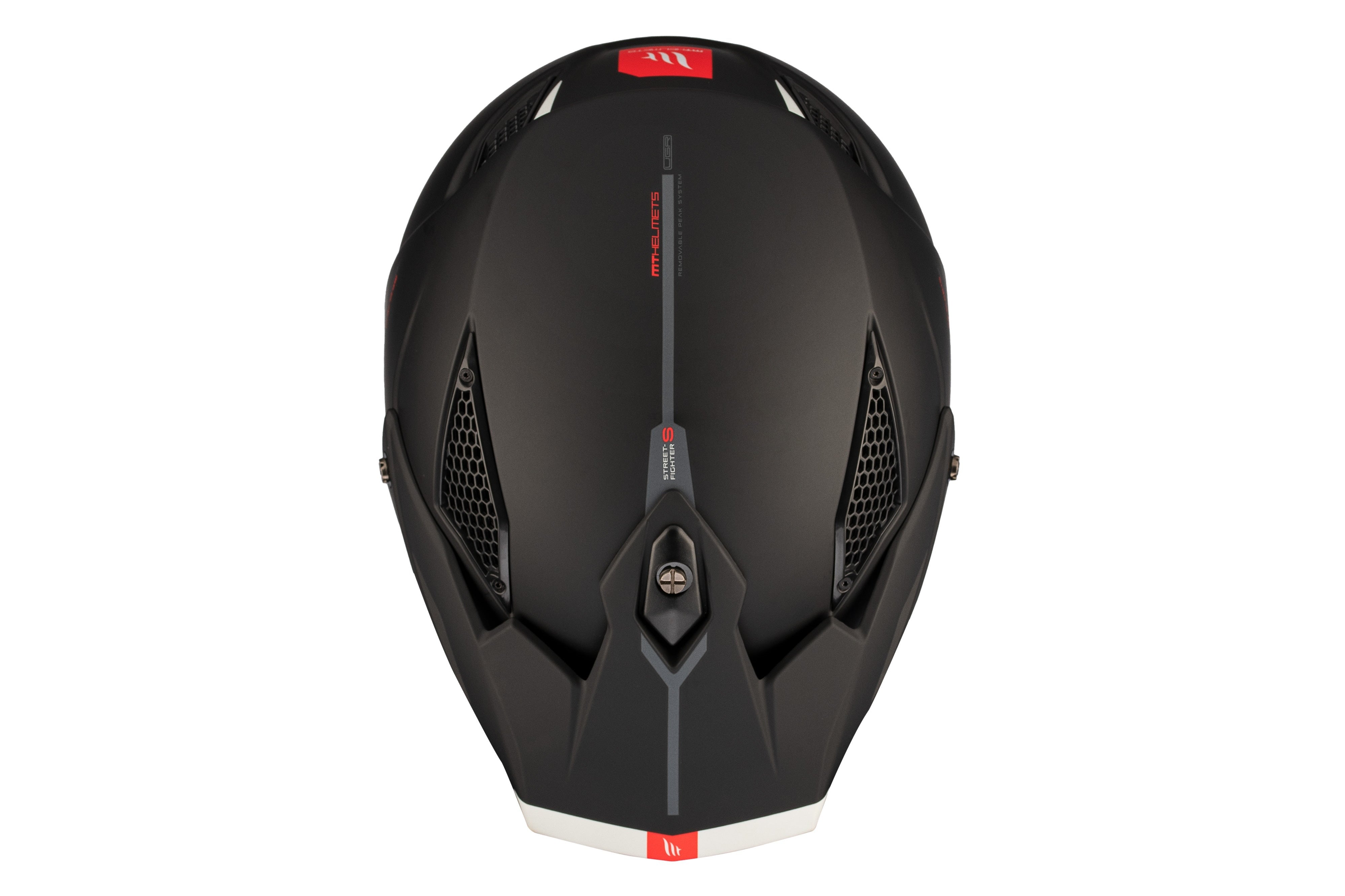 MT Streetfighter S SV Solid A1 Open Face Modular Motorcycle Helmet - SECURTEX MOTOR SL (t/a MaximoMoto)