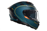 MT Atom 2 SV Destiny C6 Matt Sport Motorbike Modular Helmet
