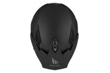 MT District Sv Solid A1 Matte Black Off-Road Motorcycle Helmet