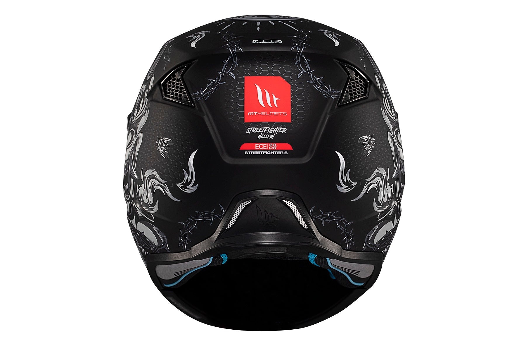MT Streetfighter S SV Hellish B2 Matte Dual Sport Motorcycle Helmet