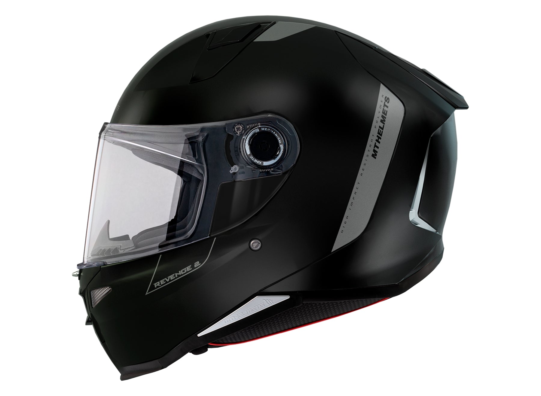  MT REVENGE 2 S SOLID A1 MATTE BLACK - SECURTEX MOTOR SL (t/a MaximoMoto)