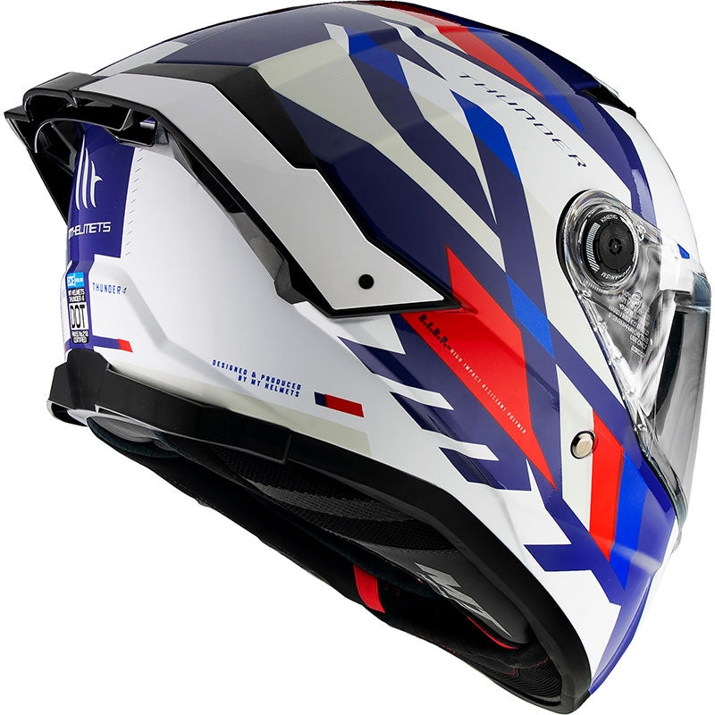  Full Face Touring Helmets MT THUNDER 4 SV ERGO C7 GLOSS PEARL - SECURTEX MOTOR SL (t/a MaximoMoto)