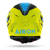 AIROH - HELMETS GP550 S CHALLENGE BLUE/YELLOW MATT