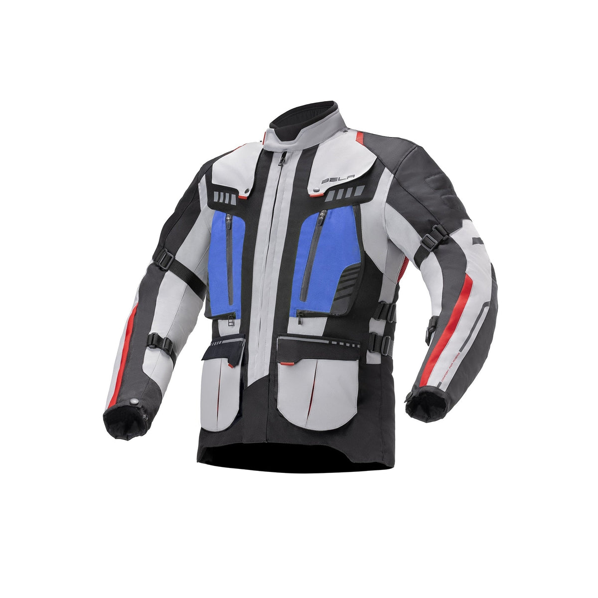 BELA - Hailstorm Textile Jacket Ice/Black/Blue - SECURTEX MOTOR SL (t/a MaximoMoto)