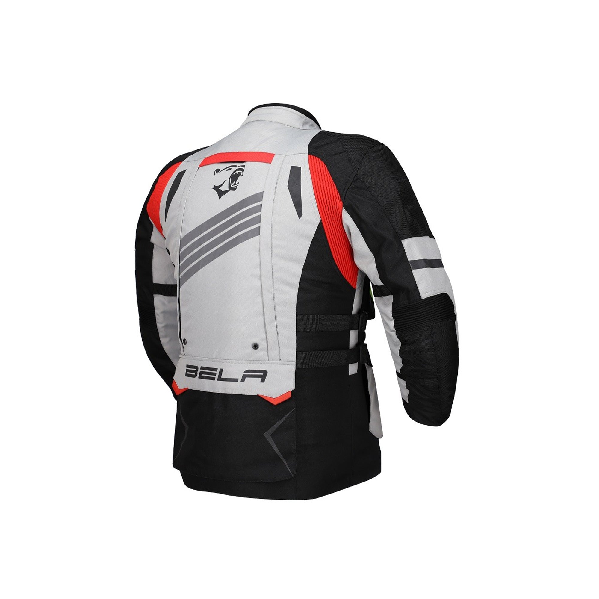  BELA - Hailstorm Textile Jacket Ice/Black/Fluor Yellow - SECURTEX MOTOR SL (t/a MaximoMoto)
