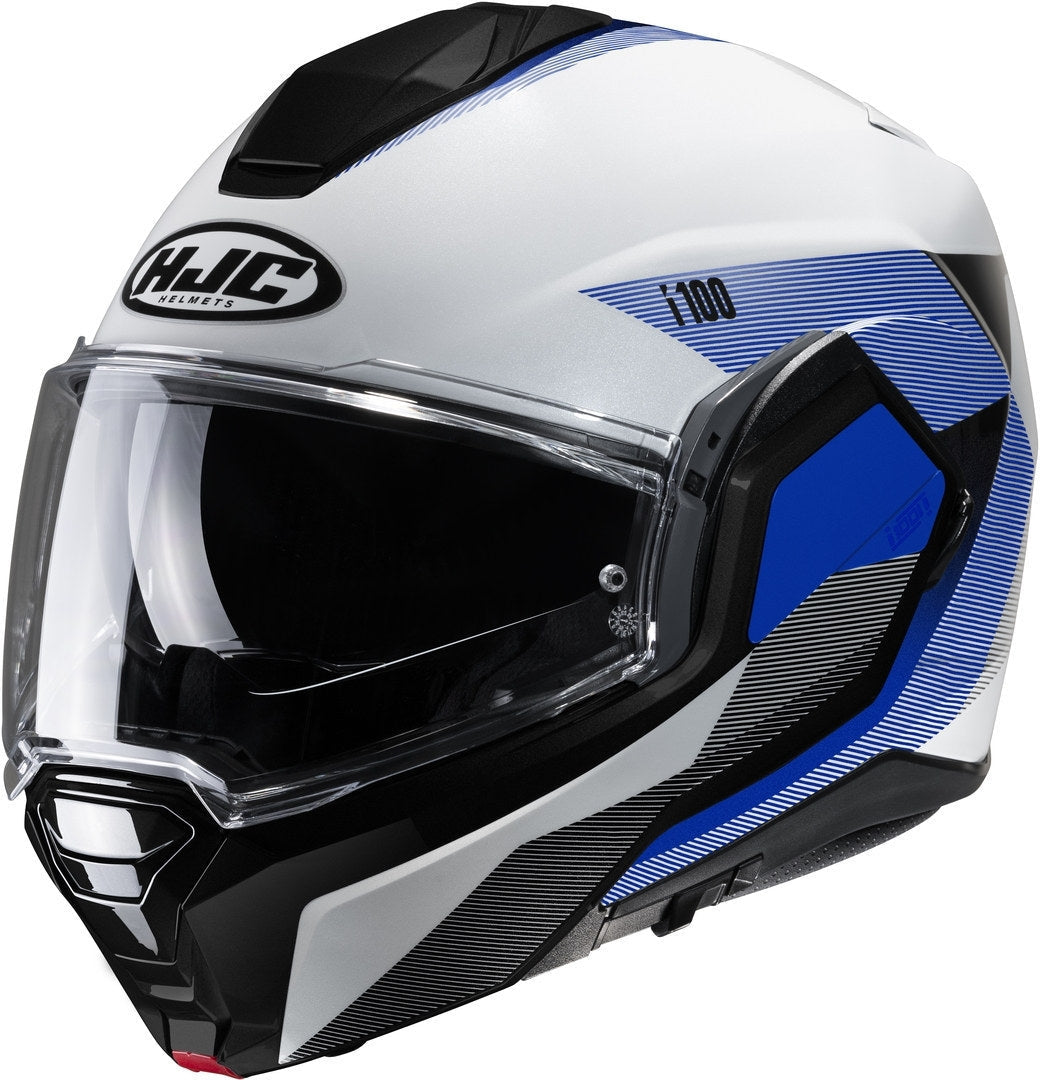  hjc- i100 beston mc2 full face modular motorcycle helmet blue