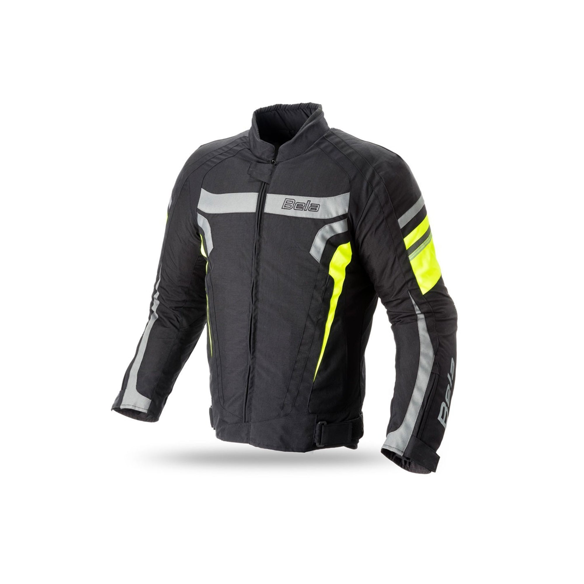 BELA - Rebel Man Rider Textile Jacket Black/Fluor Yellow - SECURTEX MOTOR SL (t/a MaximoMoto)
