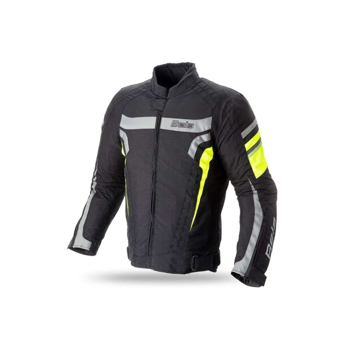  BELA - Rebel Man Rider Textile Jacket Black/Fluor Yellow - SECURTEX MOTOR SL (t/a MaximoMoto)