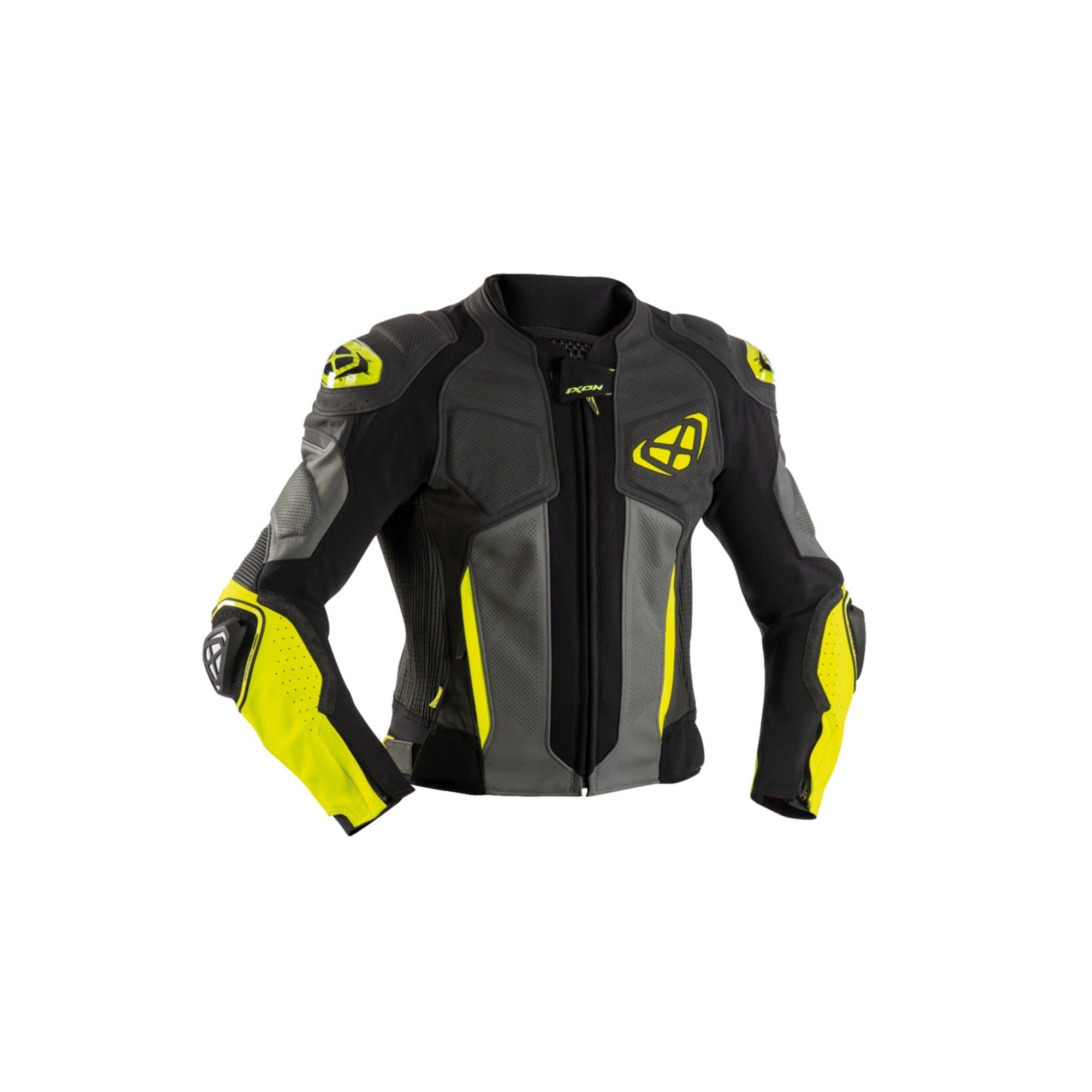  IXON- VENDETTA JKT EVOBLACK/ANTHRACITE/YELLOW JACKETS - SECURTEX MOTOR SL (t/a MaximoMoto)