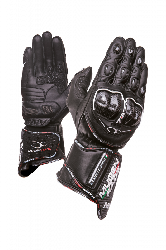 MUGENRACE G-MNR-1461 BORNEW Moto Deportivos Guantes Negros
