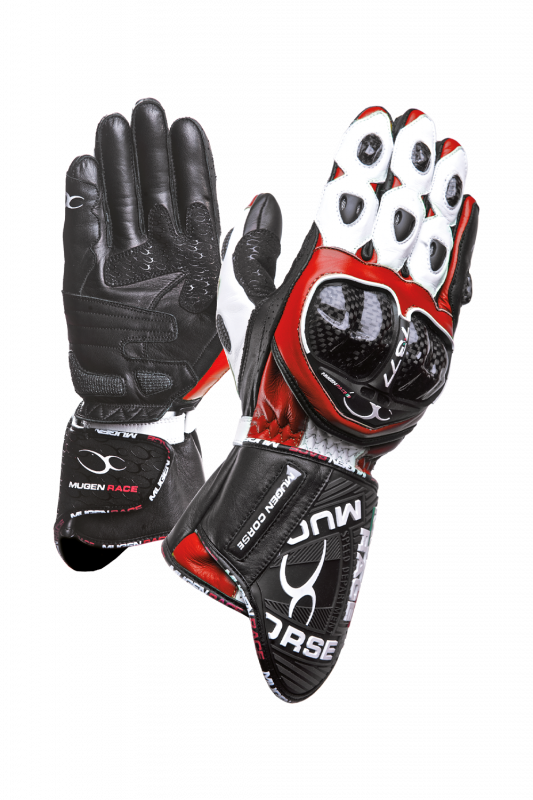 MUGENRACE G-MNR-1461 BORNEW Moto Deportivos Guantes Rojo