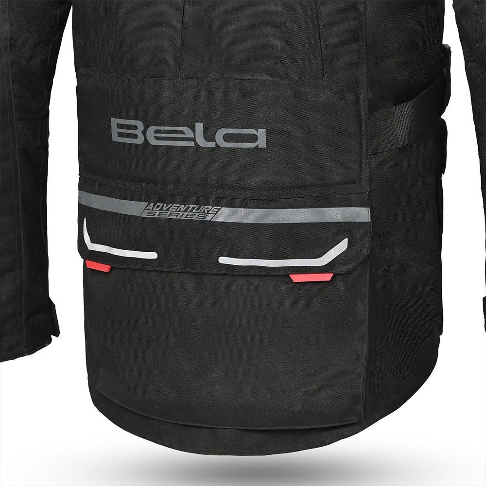 BELA - TRANSFORMER 3IN1 MEN MOTOCYCLE TEXTILE JACKET BLACK ANTHRACITE