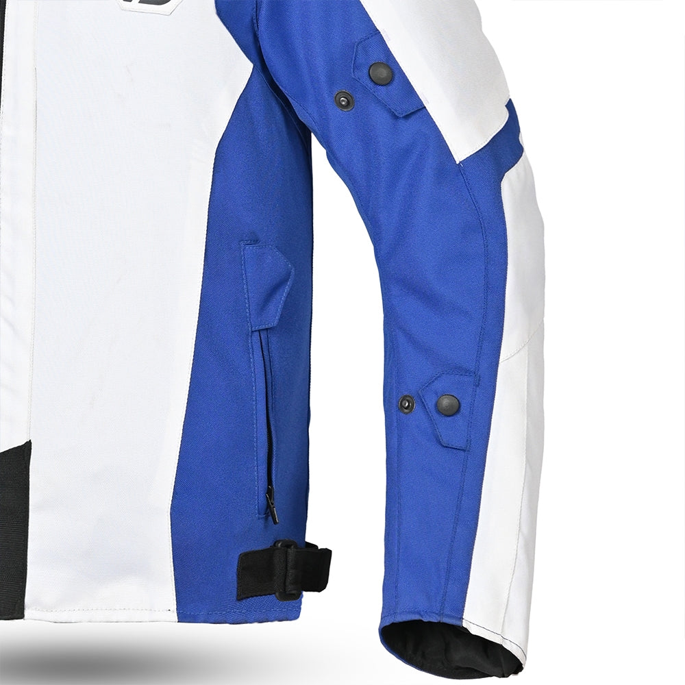  SHUA - IMMORTAL MAN ICE/BLUE/BLACK TEXTILE JACKET - SECURTEX MOTOR SL (t/a MaximoMoto)