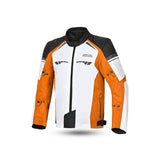  SHUA - IMMORTAL MAN ICE/ORANGE/BLACK TEXTILE JACKET - SECURTEX MOTOR SL (t/a MaximoMoto)