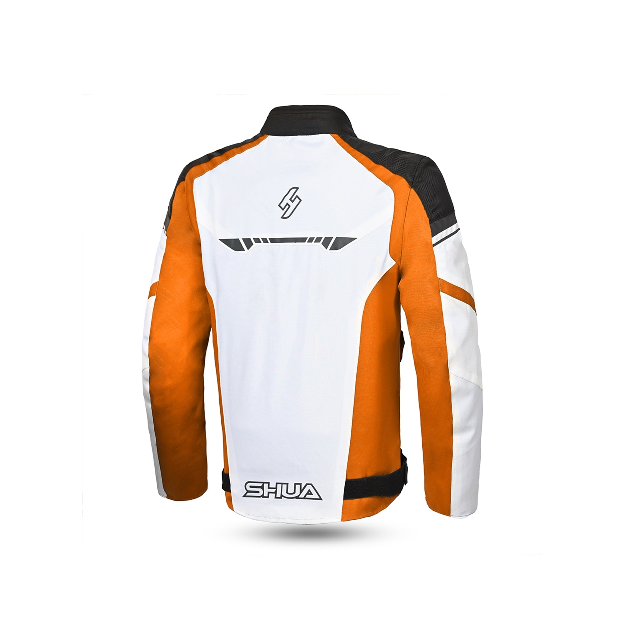  SHUA - IMMORTAL MAN ICE/ORANGE/BLACK TEXTILE JACKET - SECURTEX MOTOR SL (t/a MaximoMoto)