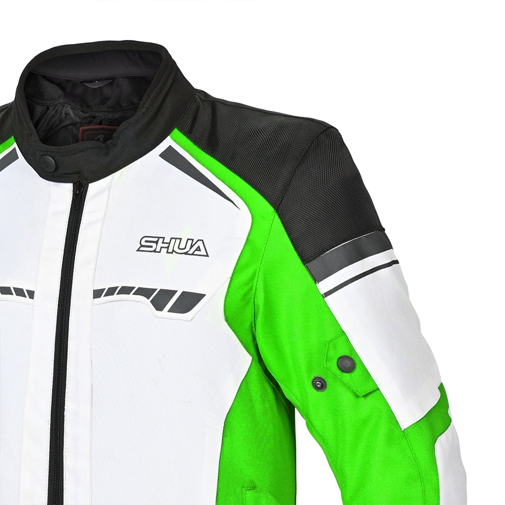  SHUA - Immortal man Textile Jacket Ice/Green/Black - SECURTEX MOTOR SL (t/a MaximoMoto)
