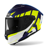 AIROH - SPARK RISE BLUE/YELLOW MATT HELMETS