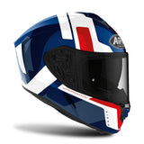 AIROH - SPARK SHOGUN BLUE/RED GLOSS HELMETS