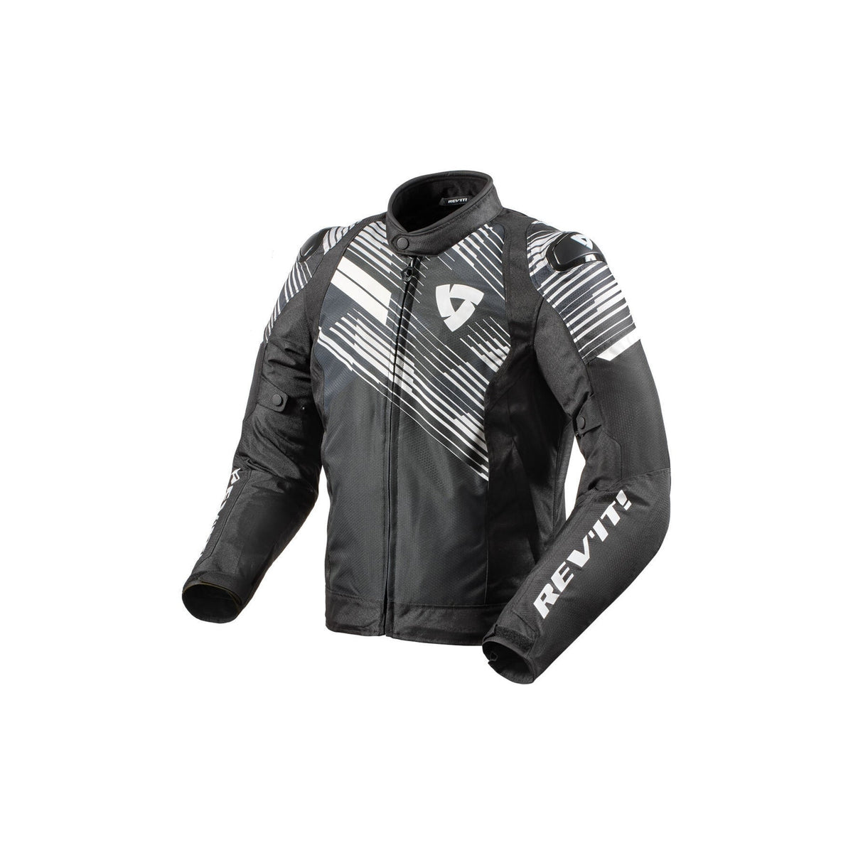  REVIT - APEX TEXLILE MEN'S JACKET BLACK/WHITE - SECURTEX MOTOR SL (t/a MaximoMoto)