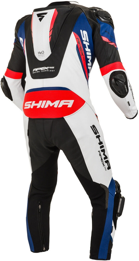 SHIMA MONO APEX RS 1PCS WHITE/BLUE - SECURTEX MOTOR S.L (t/a MaximoMoto)