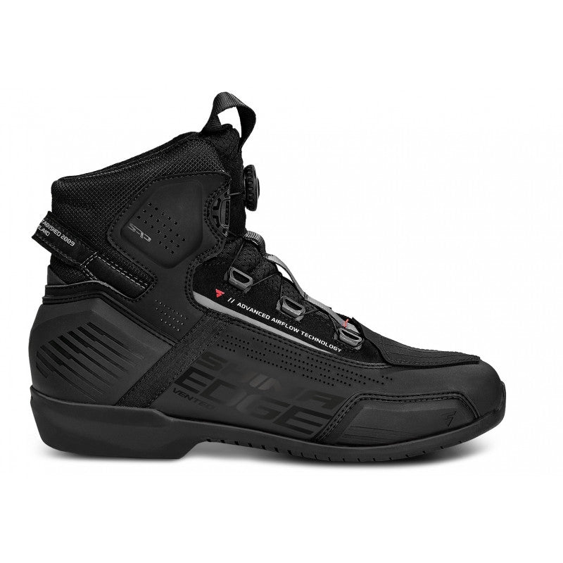 SHIMA EDGE VENTED BOOTS BLK - SECURTEX MOTOR SL (t/a MaximoMoto)