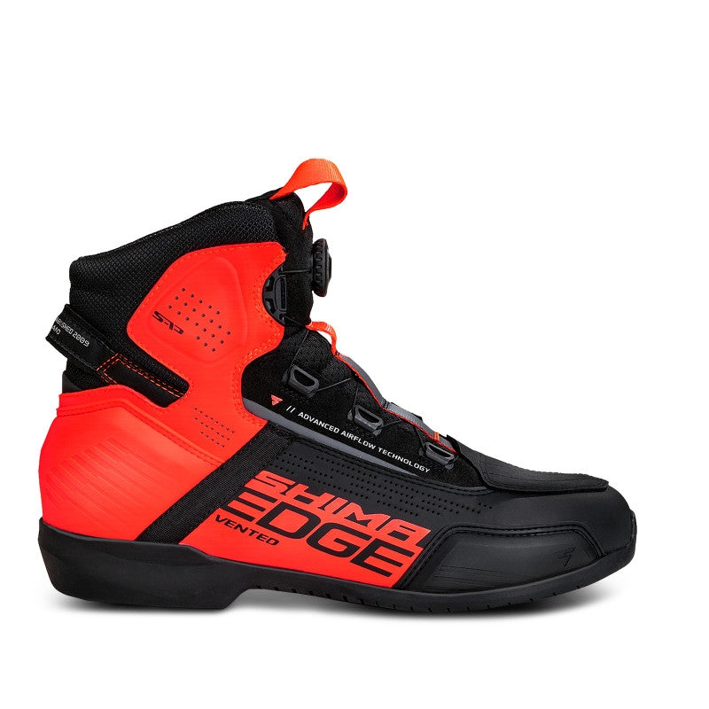 SHIMA EDGE VENTED BOOTS RED - SECURTEX MOTOR SL (t/a MaximoMoto)