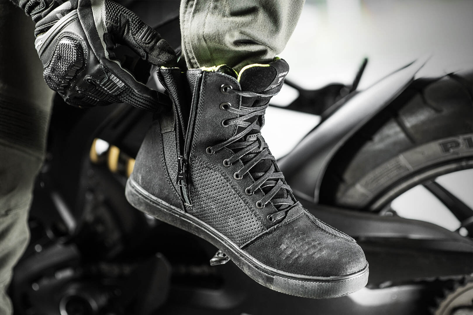 SHIMA REBEL WP MEN BOOTS BLACK - SECURTEX MOTOR SL (t/a MaximoMoto)