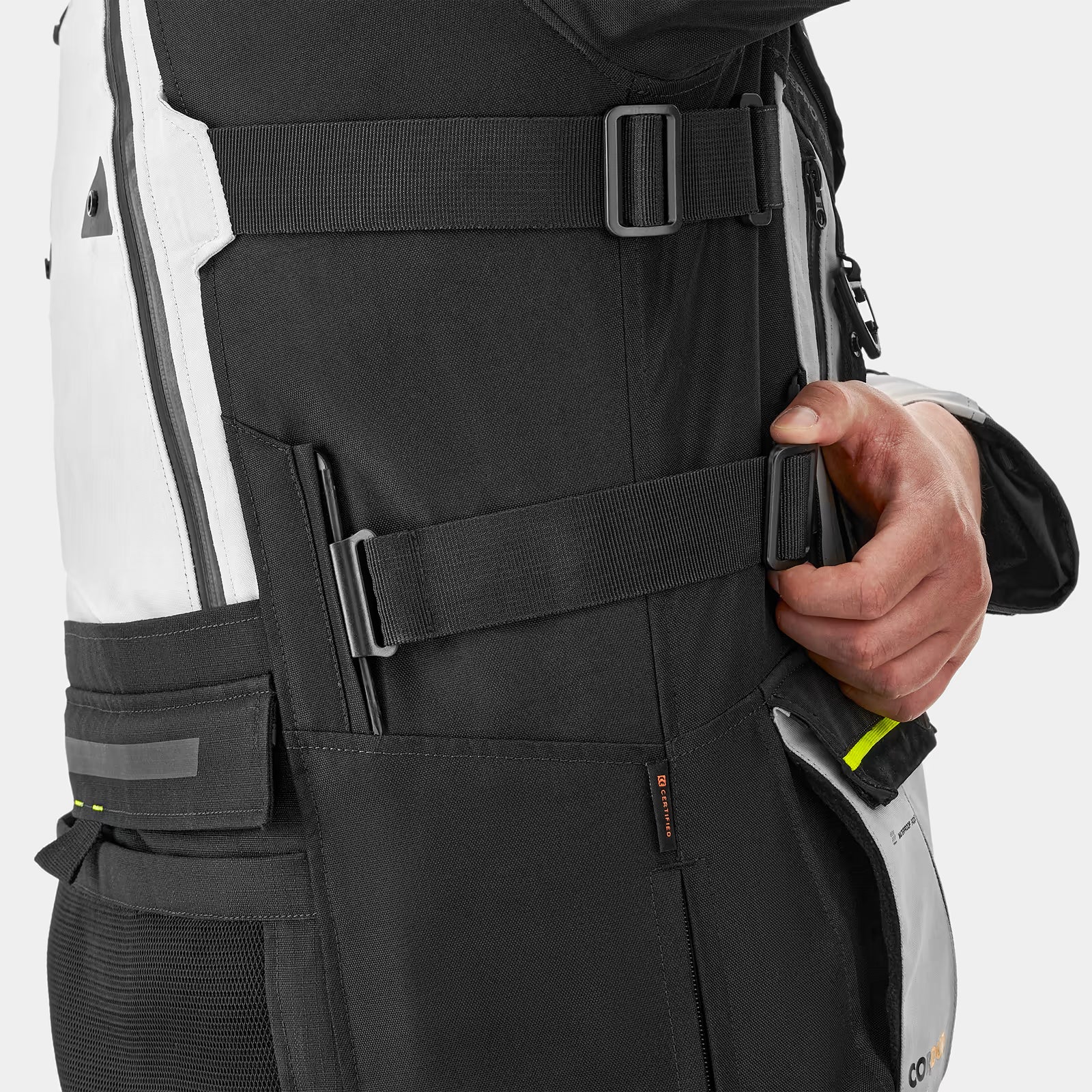 SHIMA TRACKER MEN MOTORCYCLE TOURING JACKET DARK GREY