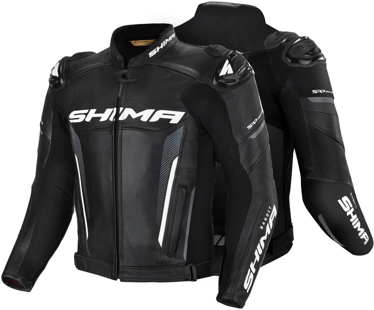 SHIMA BANDIT JACKET BLACK - SECURTEX MOTOR S.L (t/a MaximoMoto)