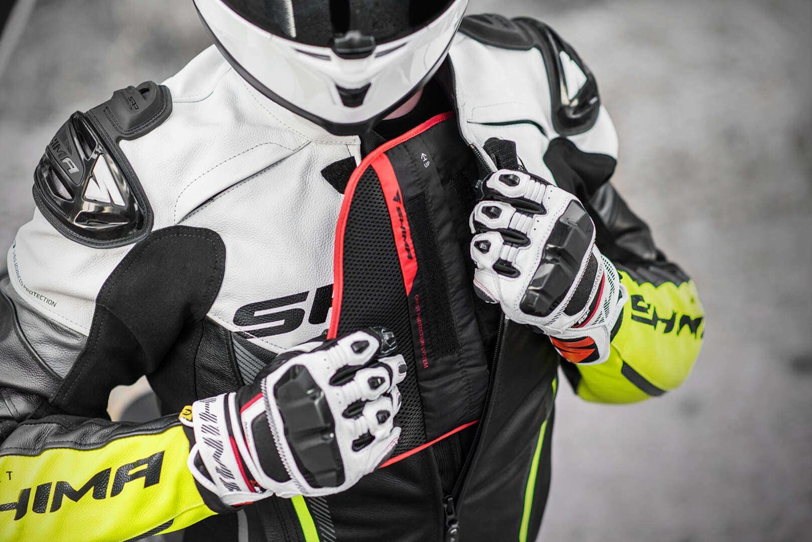 SHIMA BANDIT JACKET FLUO - SECURTEX MOTOR S.L (t/a MaximoMoto)