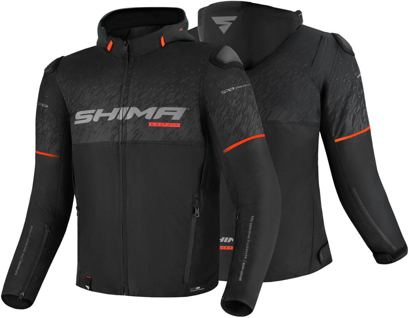 SHIMA DRIFT+ MEN JACKET BLK - SECURTEX MOTOR S.L (t/a MaximoMoto)