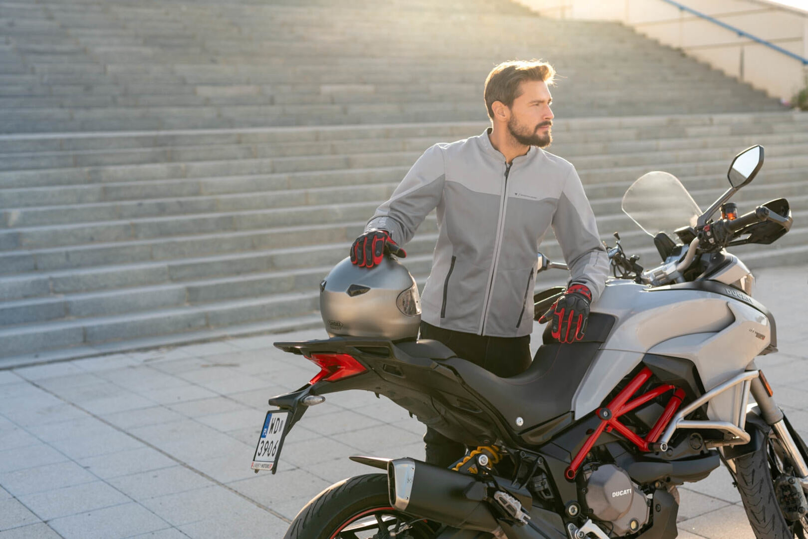 SHIMA OPENAIR MEN JACKET GREY - SECURTEX MOTOR S.L (t/a MaximoMoto)