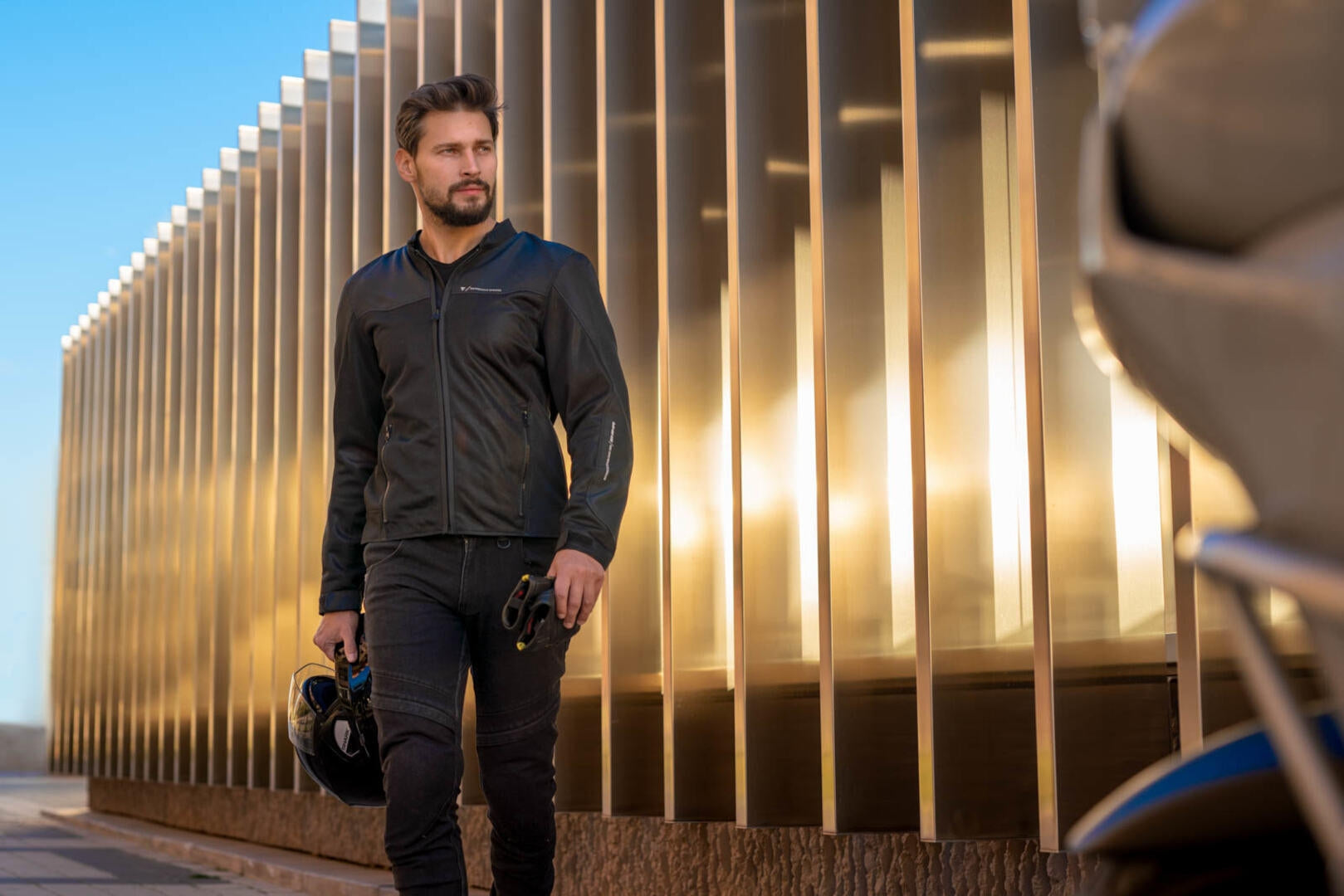 SHIMA OPENAIR MEN JACKET BLACK - SECURTEX MOTOR S.L (t/a MaximoMoto)