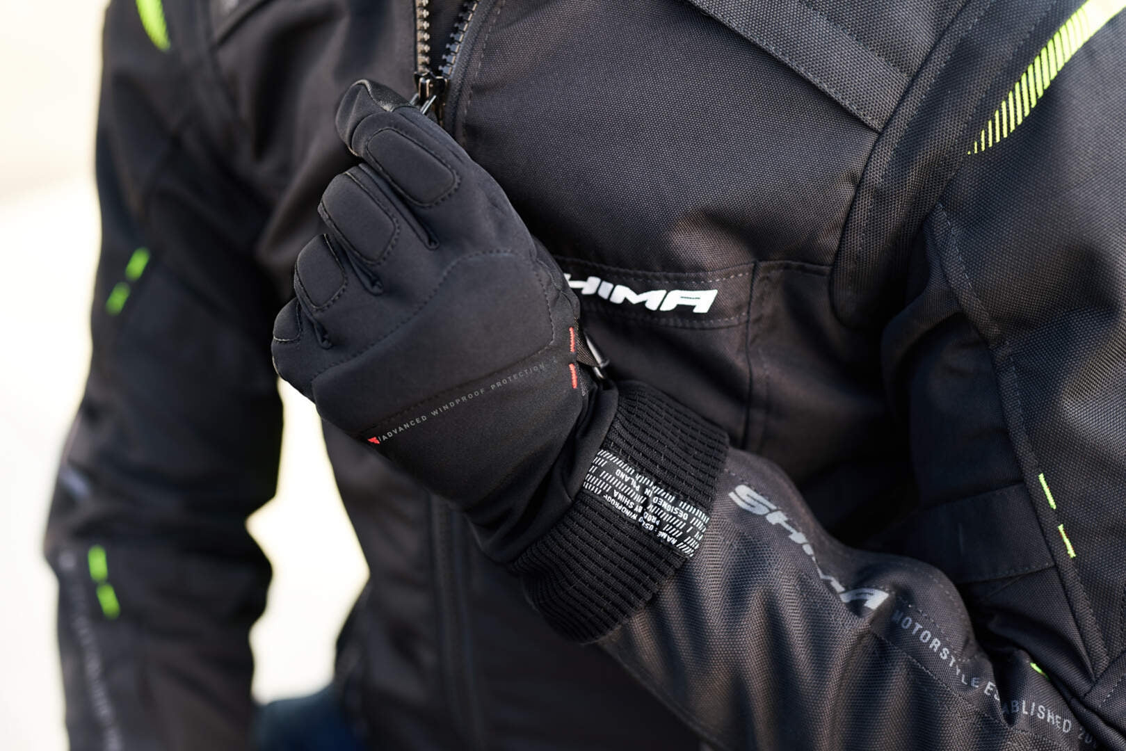 SHIMA RUSH MEN JACKET FLUO - SECURTEX MOTOR S.L (t/a MaximoMoto)