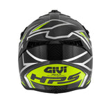 Givi 70.1 VECTOR Carbon Motocross helmet Silver Yellow - SECURTEX MOTOR S.L (t/a MaximoMoto)