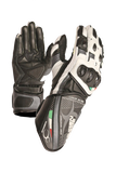 MUGENRACE NEPTUN Deportivos Turismo Moto Guantes Blanco Negro
